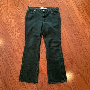 GAP LOW RISE BOOT CUT JEANS